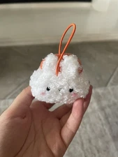 Kiddleton Claw Machine Mini "Bunny Rabbit Sushi Roll" Mascot Plush Keychain