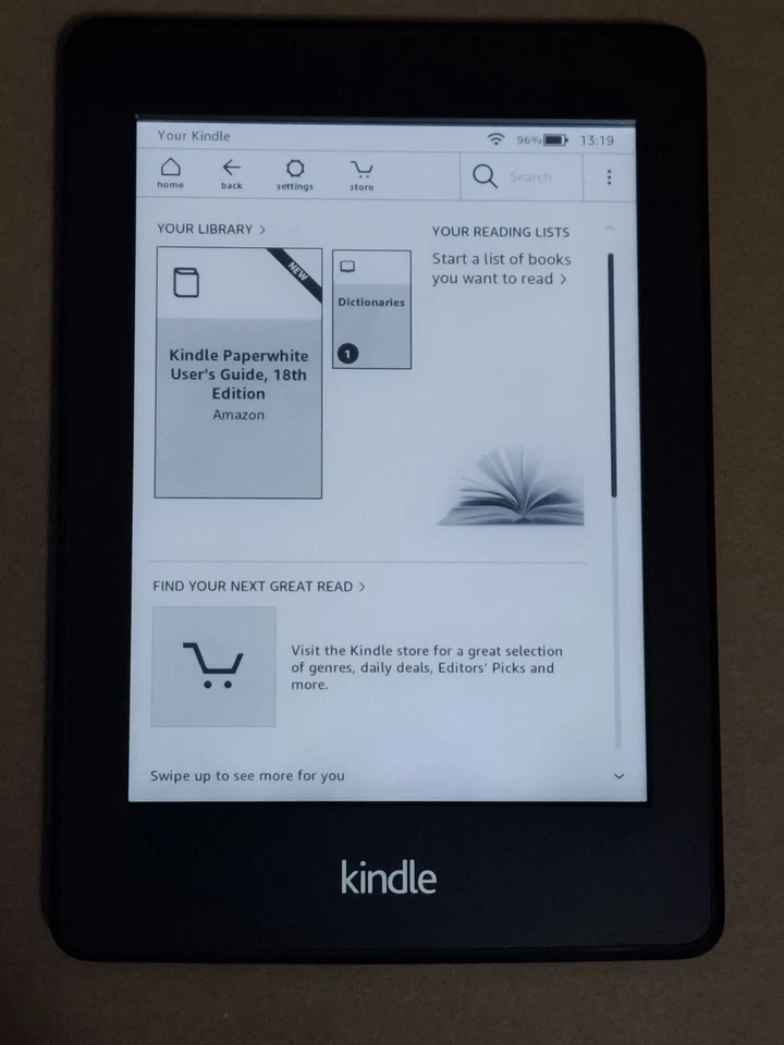 Amazon Kindle Paperwhite 6th Generation 4GB Wi-Fi 6 inch Black No ADS 04VF - Image 2 of 4
