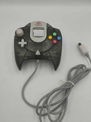 OEM Sega Dreamcast Clear Translucent Black GRAY Smoke Controller TESTED
