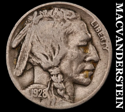 1928-S Buffalo Nickel- Scarce Better Date No Reserve #J3680