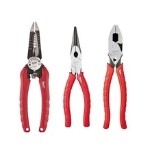 7.75 In. Combination 6-In-1 Wire Strippers Pliers with Lineman'S Pliers with Cri