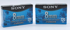 Lot of 2 Sony P6-120MP MP 8mm Video8 Standard Video Cassette- 120 Min- SEALED