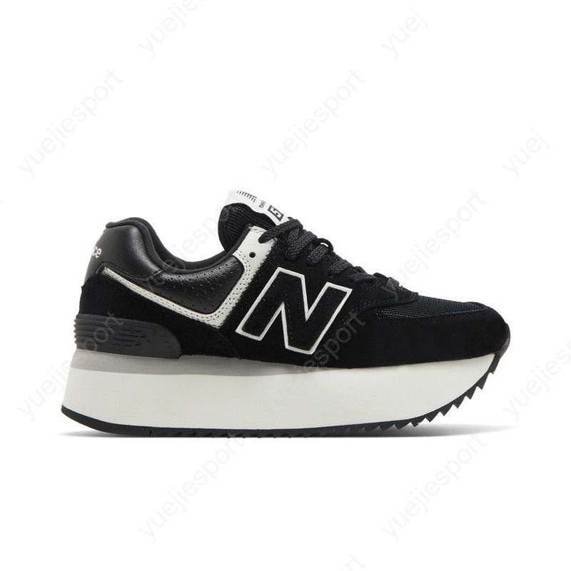 New Balance Wmns 574 Black White WL574ZAB | eBay