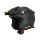 Acerbis Jet Air 2206 Matte Black/Neon Yellow Motorcycle Scooter Helmet