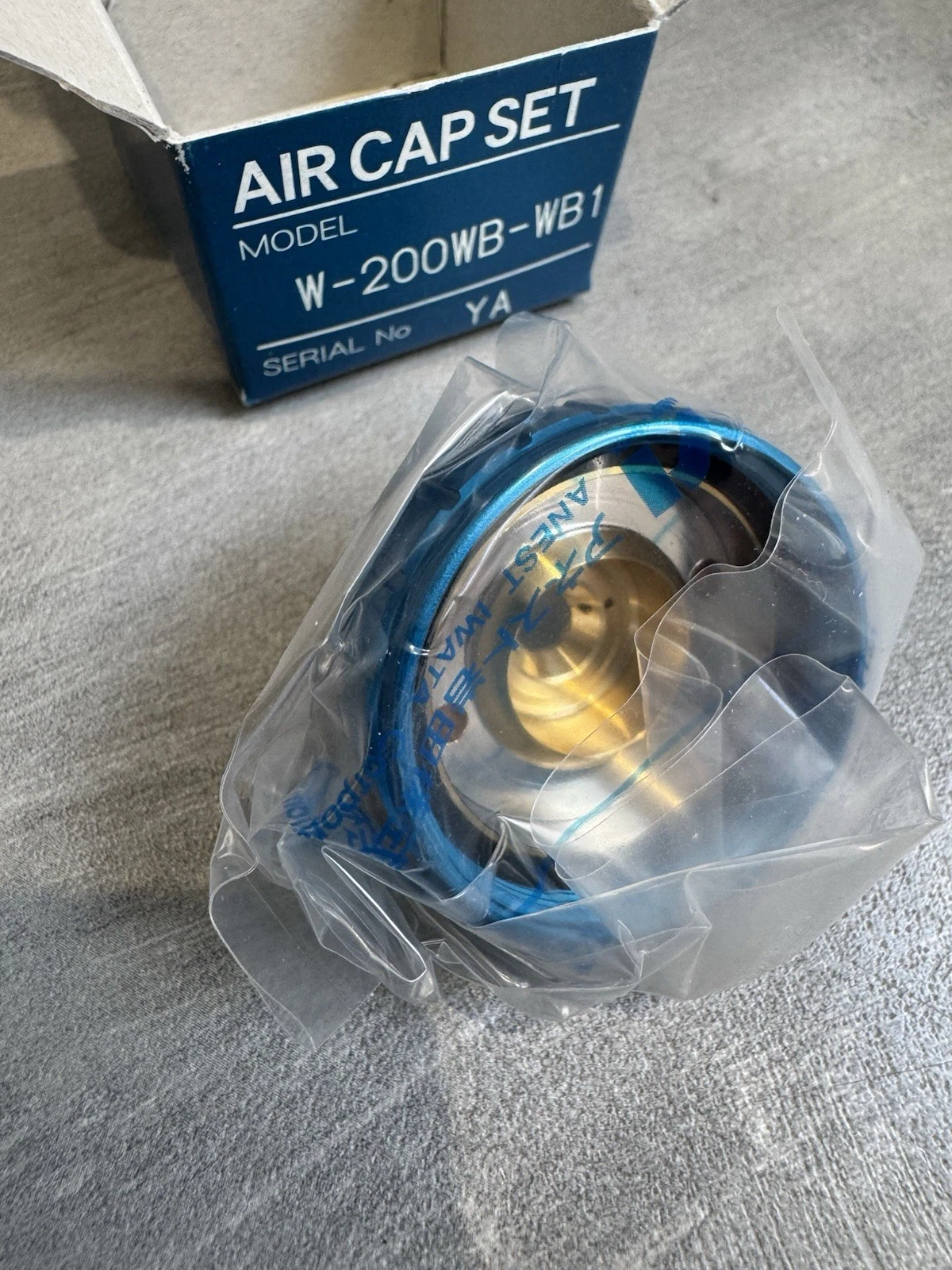 Anest Iwata W200 WB1 Air Cap Set W-200WB-WB1 Brand New In Box 5