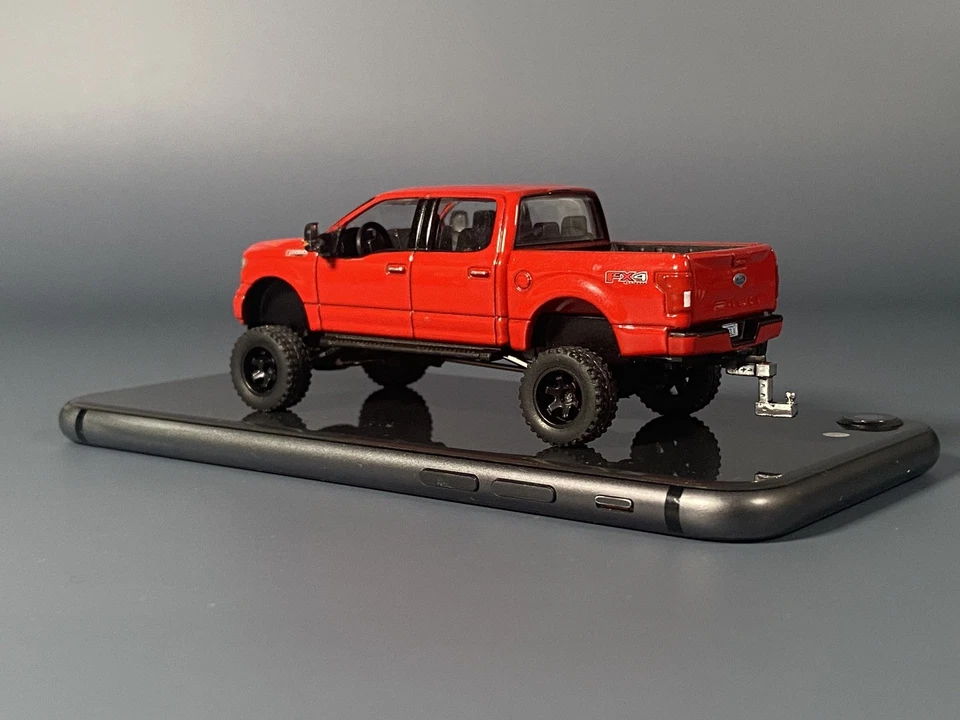 1/64 Customized/ Lifted Ford F-150 Diecast Model Toy Pickup Truck - Image 3 of 4