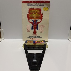 Nintendo NES Game Genie, Video Game Enhancer by Galoob 1990, Original Code Book