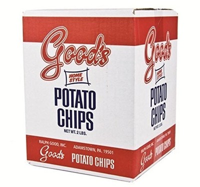 Goods Potato Chips Home Style Red Box 2 Lb