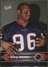 2002 Ultra #64 Gary Walker Football EX
