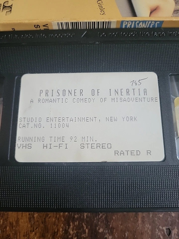 Prisoners Of Inertia (VHS, 1989) Amanda Plummer, John McGinley Ex Rental OOP - Image 4 of 4