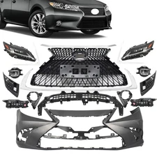 Front Bumper Conversion/Foglight/LED Headlight Kit For ES350 ES300h Lexus 13-15