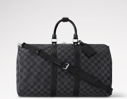 Louis Vuitton Keepall 45 Bandoulière in Damier Graphite canvas
