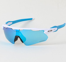 2026 NEW Oakley Radar EV Patn Sunglasses White Frame Blue Prizm Lenses OO9208.