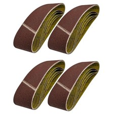 Image of Sanding Belts 20Pcs 100 x 915mm Belt Sander 80 Grit for Makita Sander Sheets