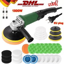 Poliermaschine Auto Profi Polierer Poliergerät Schleifmaschine Politur Set 1800W