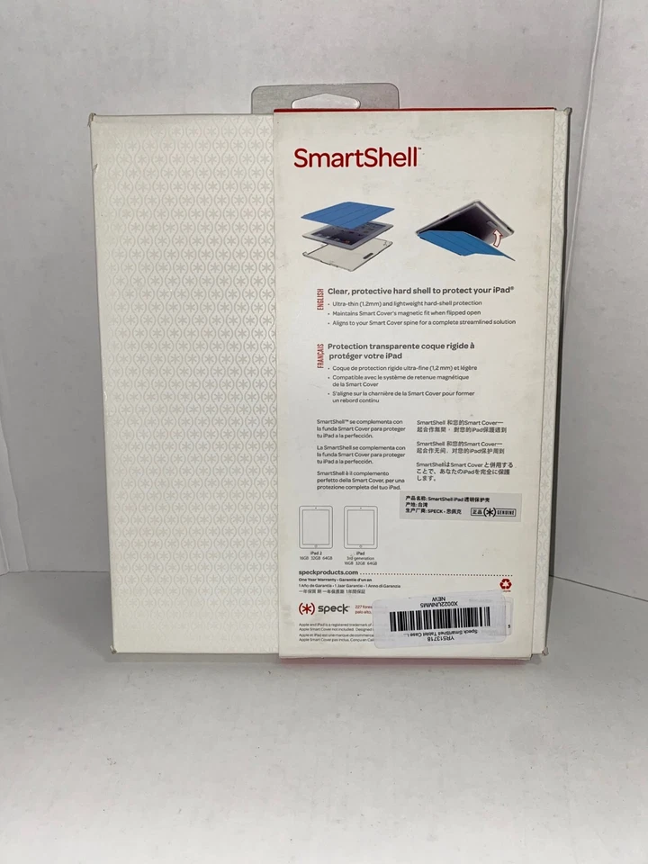 Speck SmartShell Ultra Thin Hard Clear Shell Case for The iPad 2, iPad (3rd gen) - Image 2 of 2