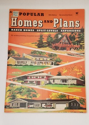 Vintage 1978 Popular Homes And Plans 66th.  Edition Building Plans House Plans.
