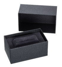 Uhrenbox für 1 Armbanduhr Uhr Uhrenverpackung Geschenkbox Box Verpackung schwarz