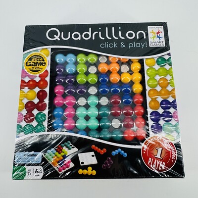 SEALED SmartGames Quadrillion Magnetic Puzzle Game Ages 7 - Adult NEW FREE SHIP