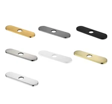 AguaStella® ASD52 Stainless Steel Counter Top Faucet Plate 10 Inch Escutcheon