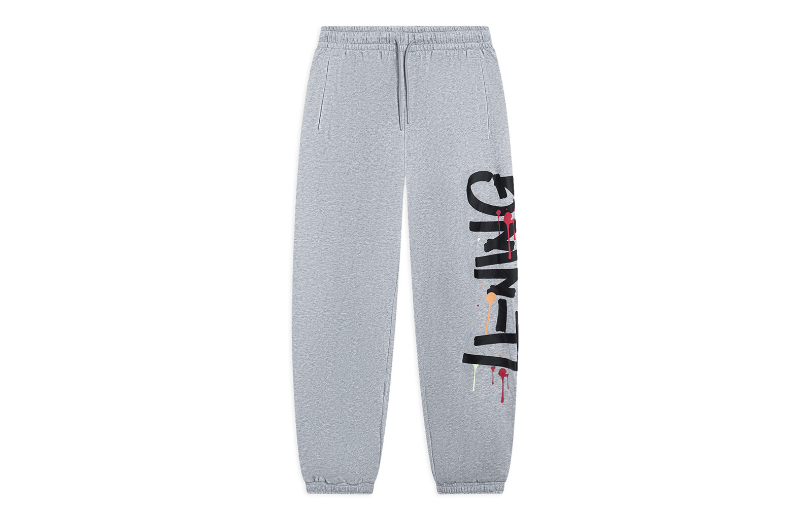 Свободные трикотажные джоггеры Li-Ning серии Sports Fashion с буквенным принтом и завязками для бега трусцой