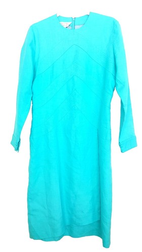 chinese dress ladies Briggs New York Tiered Linen Blend Dress, Sleeveless, Gray Stripe, Size XS  at Amazon Women's Clothing store main image 1