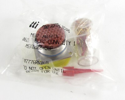 Matrix MS3470L22-55P Mil Spec Connector Receptacle 55 POS + Pin Contacts =NOS=