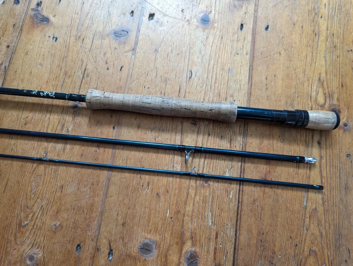 HARDY 9ft 6in #7wt fly fishing rod, inc. bag & tube (ref 398)
