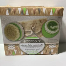EcoTools Ultimate Facial Cleansing Kit Dry Face Deep Cleansing Brush Oatmeal 