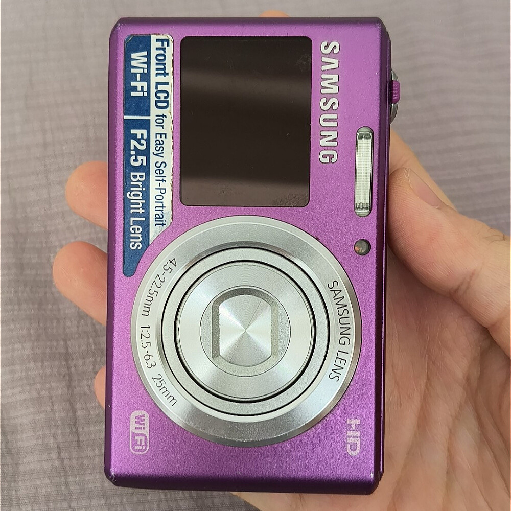 【廃盤！レア】デジタルカメラ サムスン　DV150F ピンク 自撮り液晶 2画面 Samsung DV150F Digital Camera Touch Screen Wi-Fi High Dynamic