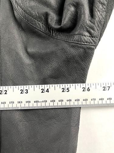 Remy Lamb Leather Jacket Men’s Size 46 Black Made USA Soft Lightweight Zip EUC - Picture 7 of 11