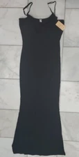 Brand New Popilush Women’s Long Black Knit Shapewear Long sleeveless Dress XXL
