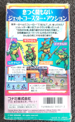 SFC Teenage Mutant Ninja in TURTLES Time Nintendo Super Famicom | eBay