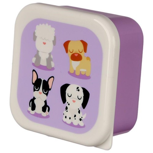 Dog Squad Dogs Lunch Boxes Bread Cans Set of 3 S/M/L - Picture 4 of 8