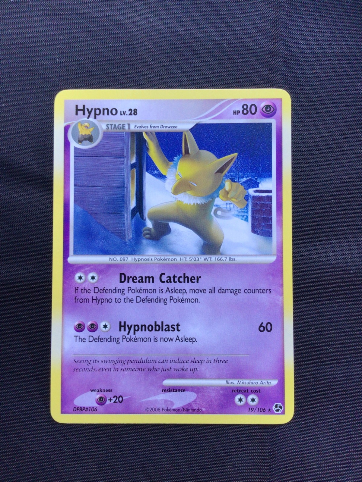 Pokemon Cards: Great Encounters Rare: Hypno 19/106