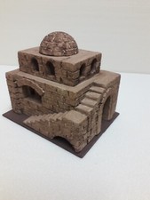 casa - casetta  presepio in polistirene e  legno 