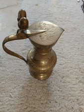 Kanne Messing 15 cm Indien Messingkanne