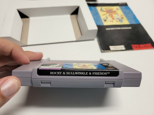 The Adventures of Rocky and Bullwinkle and Friends Super Nintendo Complete SNES - Picture 10 of 12