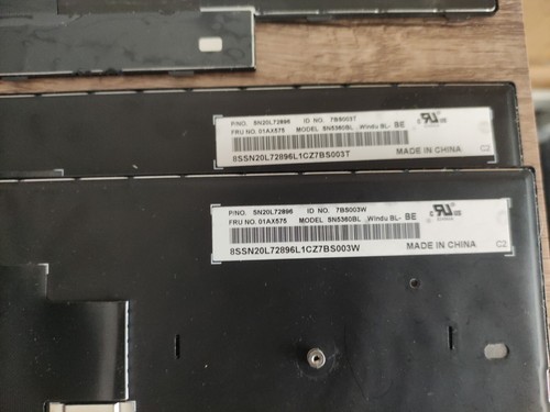 Lot of 11 - Lenovo Thinkpad Keyboard replacements - As is / Parts / Repair - Afbeelding 19 van 20