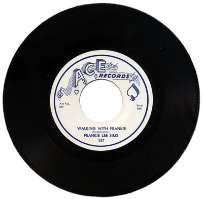 FRANKIE LEE SIMS  ''WALKING WITH FRANKIE c/w HEY LITTLE GIRL'' 1957 CLASSIC R&B