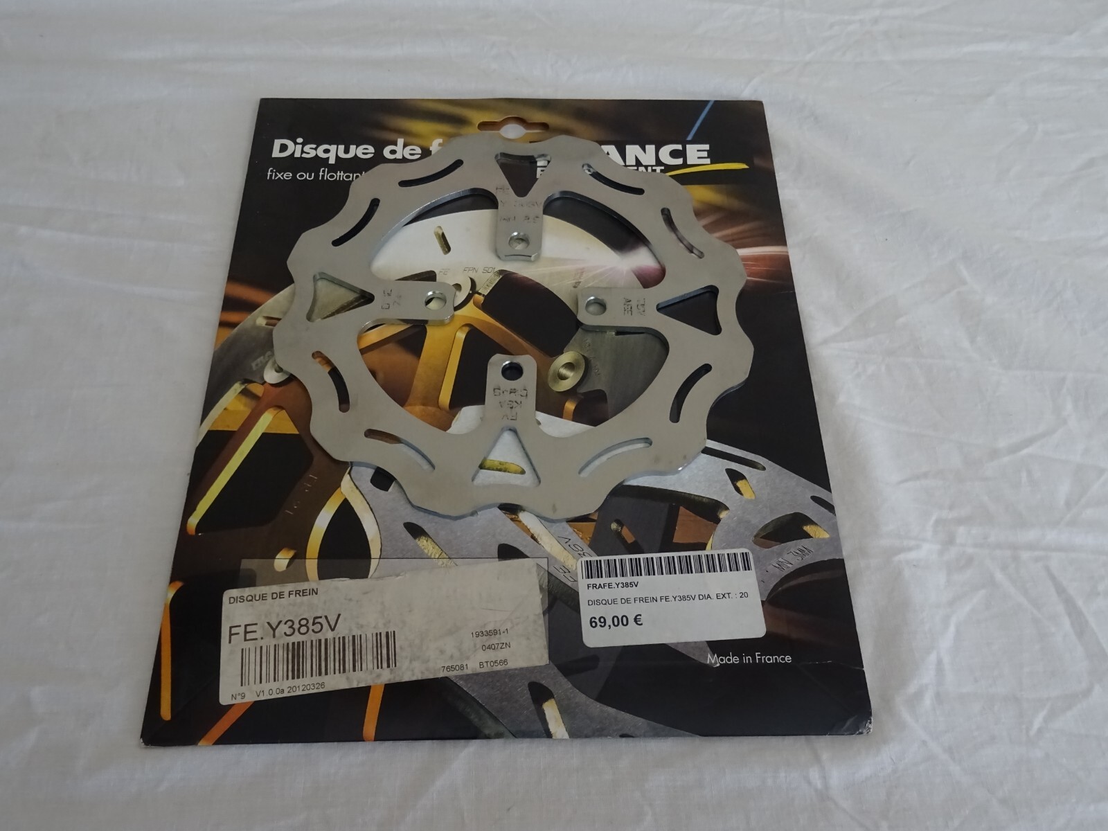 Disque de frein 200mm FE.Y385V France Equipement pour quad Yamaha Raptor 250