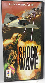 Panasonic 3DO Shock Wave Long Box w/ 1 insert Manual and Reg Card TESTED