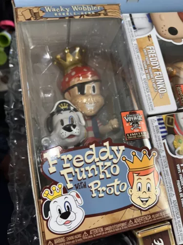 Pirate Freddy Funko with Proto Wacky Wobbler - Box of Fun 2024 Funtastic Voyage