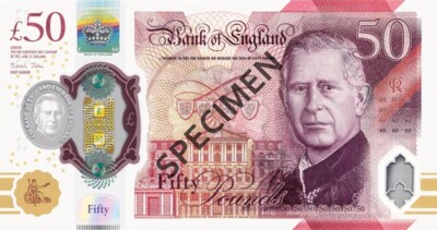 New 2024 Polymer Plastic £50 Fifty Pound Bank of England Notes UNC New 2024 Polymer Plastic £50 Fifty Pound Bank of England Notes UNC