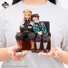 Ichiban Kuji Demon Slayer Figure ArtScale Memoria Rengoku and Tanjiro B Prize