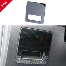 For Hyundai Elantra 2017-20 Titanium Black Main Driver's Storage Box Sticker 1x