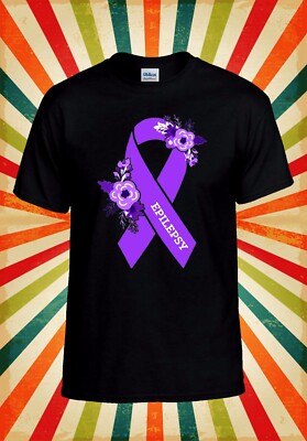 Epilepsie Bewusstsein T-Shirt Epilepsie Herren Damen Unisex Baseball T-Shirt Oberteil 3302