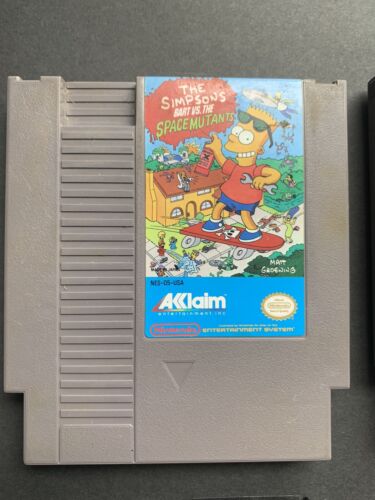 Lot 3 Nintendo NES The Simpson Fast Break Section Z Cartridges - Picture 4 of 16