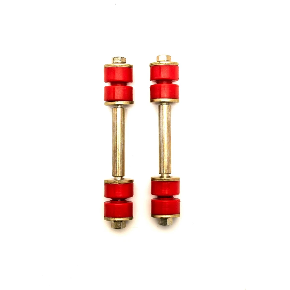 Juego de bujes de eslabones de barra estabilizadora de polietileno rojo para Chevrolet Chevelle El Camino 1966 1967 Foto 3 de 3