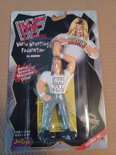 Al Snow WWF Just Toys Bendems Series XI 1999 Actio...